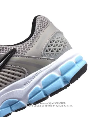 Nike Zoom Vomero 5 Light Gray White Blue Running Shoes 6
