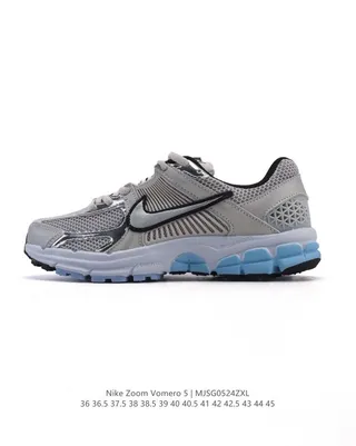 Nike Zoom Vomero 5 Light Gray White Blue Running Shoes 9
