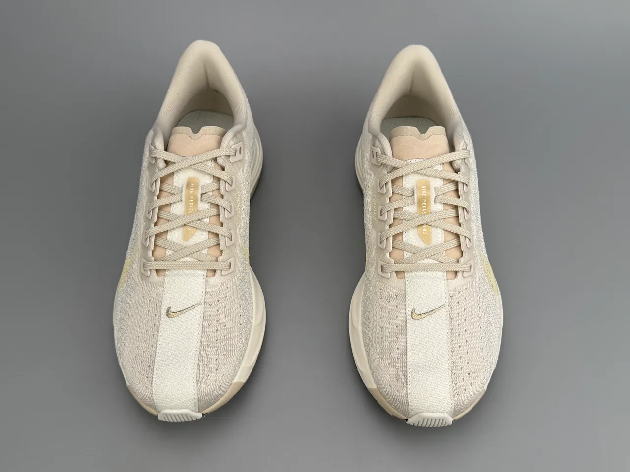 Nike ZoomX Beige Gold Knit Upper Midsole Chaussures de Running 7