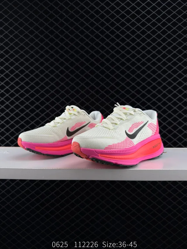 Nike ZoomX Beige Pink Engineered Knit Upper Gradient Midsole Running Shoes 2