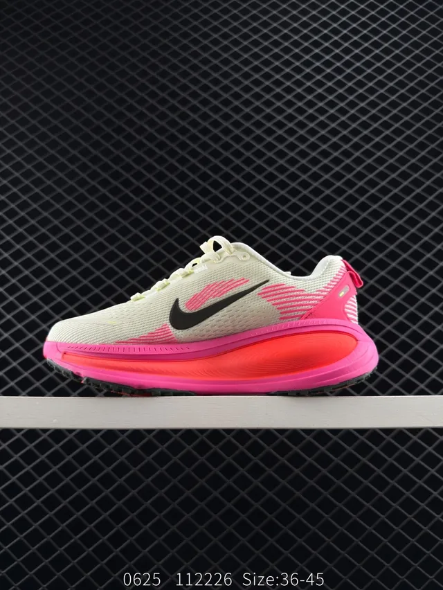 Nike ZoomX Beige Pink Engineered Knit Upper Gradient Midsole Running Shoes 5