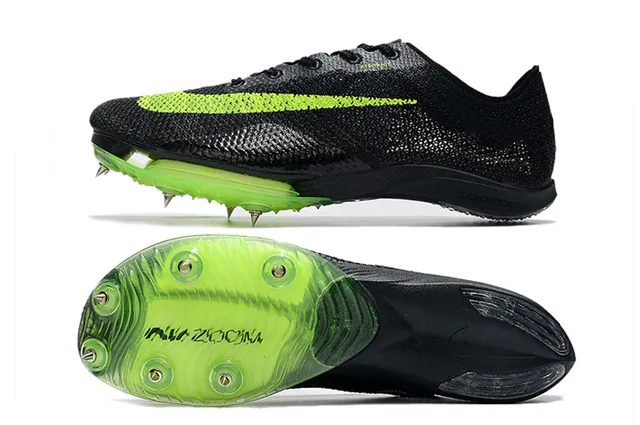 Nike ZoomX Dragonfly Black Neon Green Track Spike tênis de corrida 13