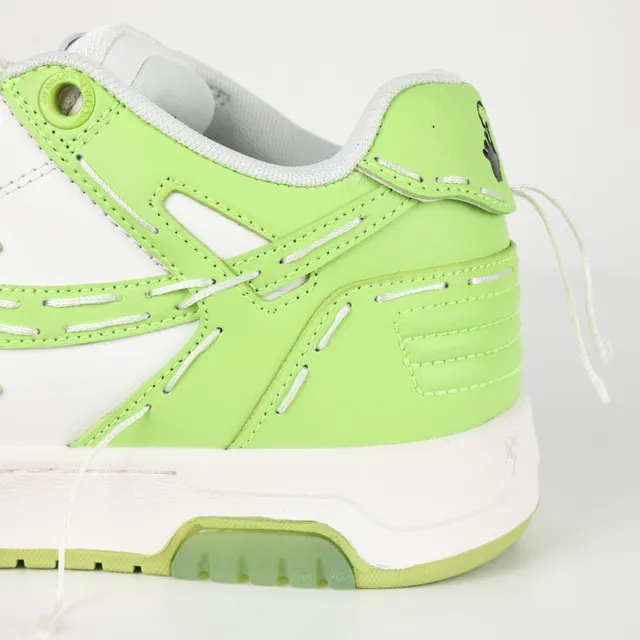Off-White Arrow أخضر الليمون والأبيض سنيكرز للأسلوب الحياة 4