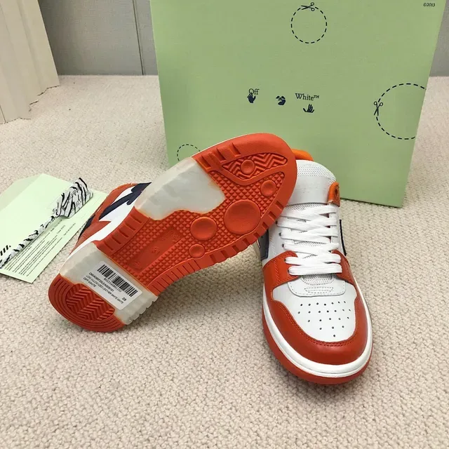Off-White Arrow Sneakers Lifestyle Blancs Orange Marine 3