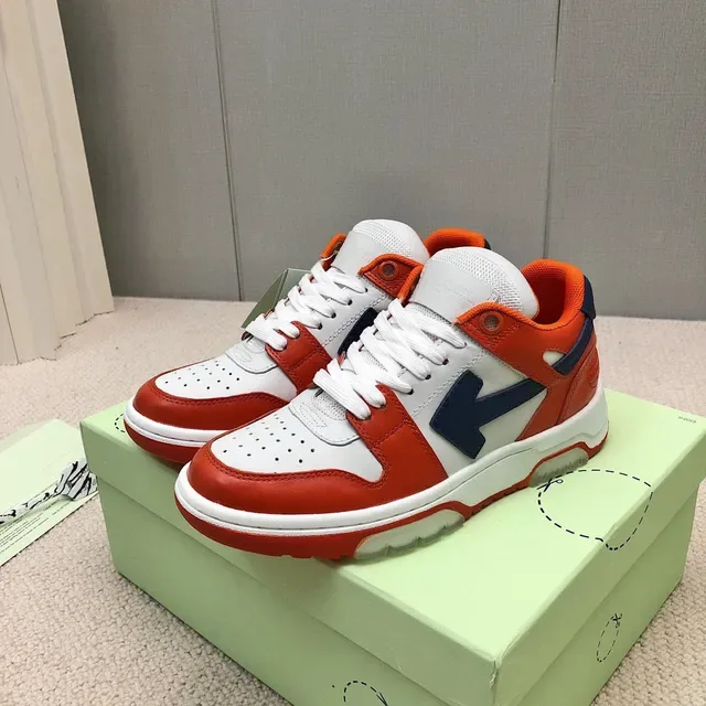 Off-White Arrow Sneakers Lifestyle Blancs Orange Marine 4