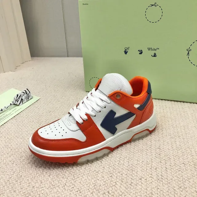 Off-White Arrow Sneakers Lifestyle Blancs Orange Marine 7