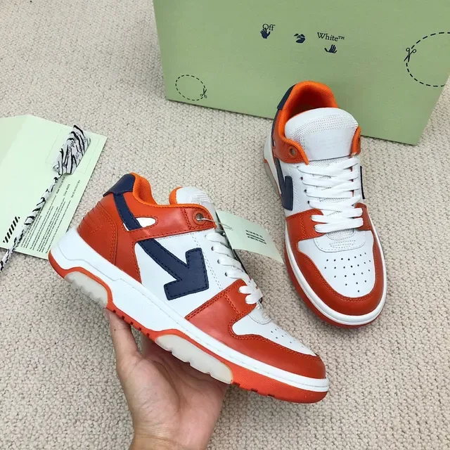 Off-White Arrow Sneakers Lifestyle Blancs Orange Marine 8