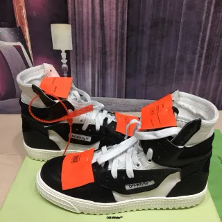 Off-White Chaussures Lifestyle Déconstruites Noires Hautes