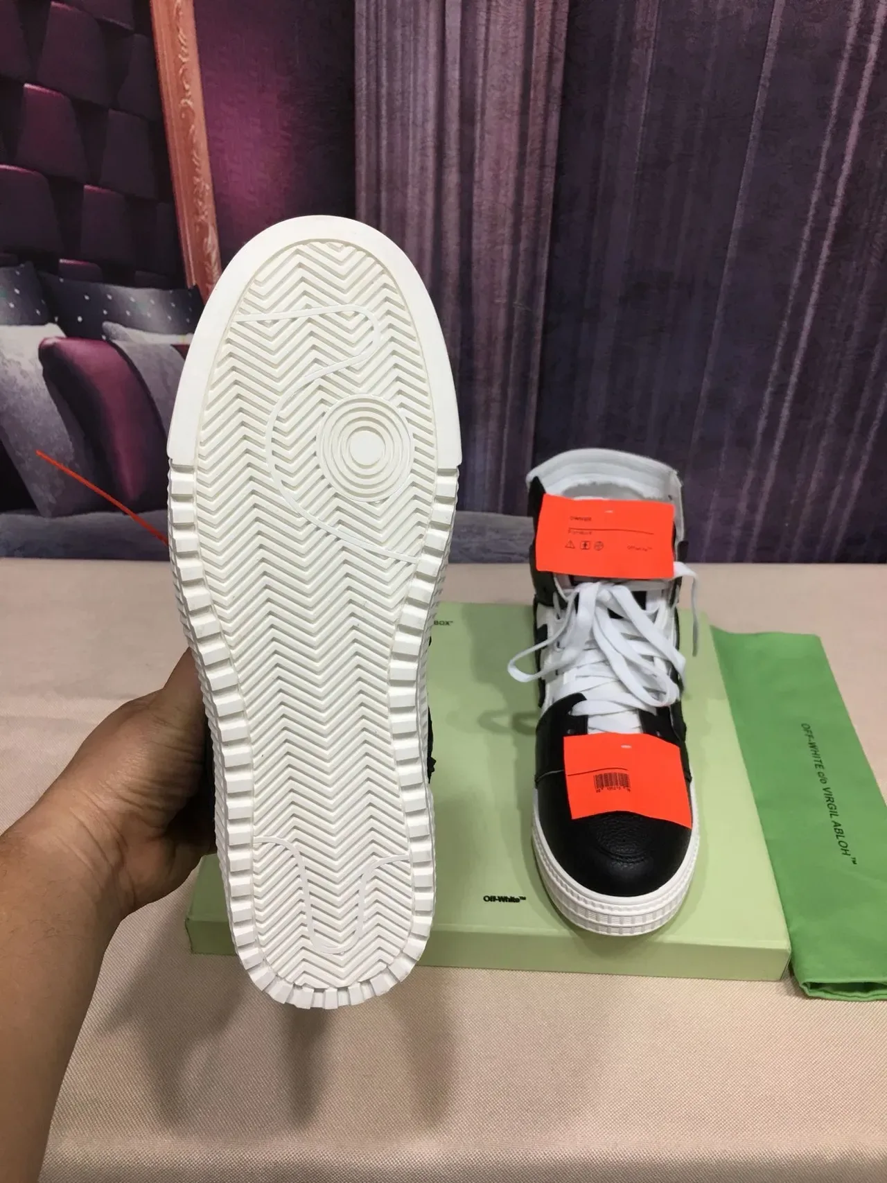 Off-White Chaussures Lifestyle Déconstruites Noires Hautes 3