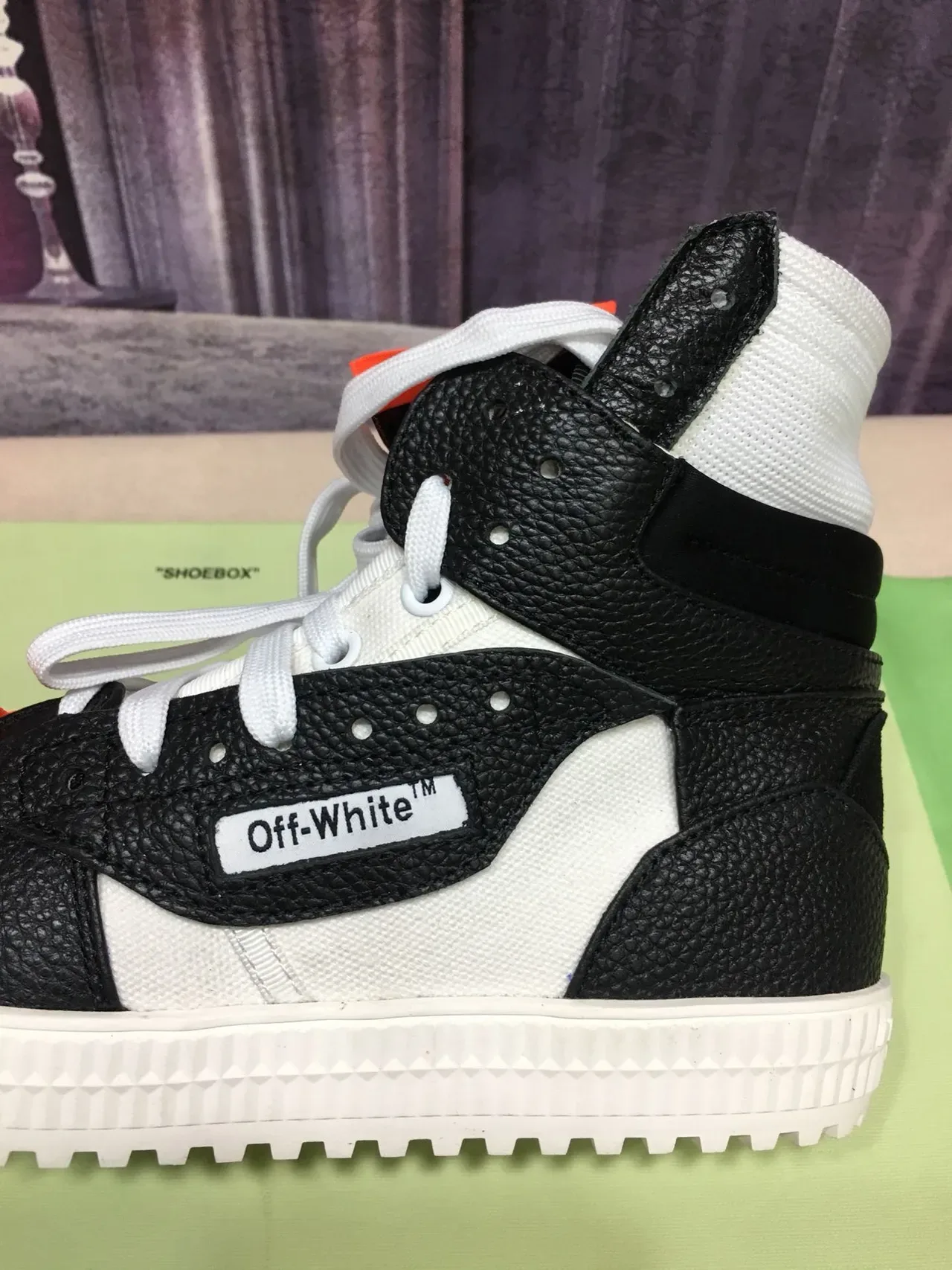 Off-White Chaussures Lifestyle Déconstruites Noires Hautes 4