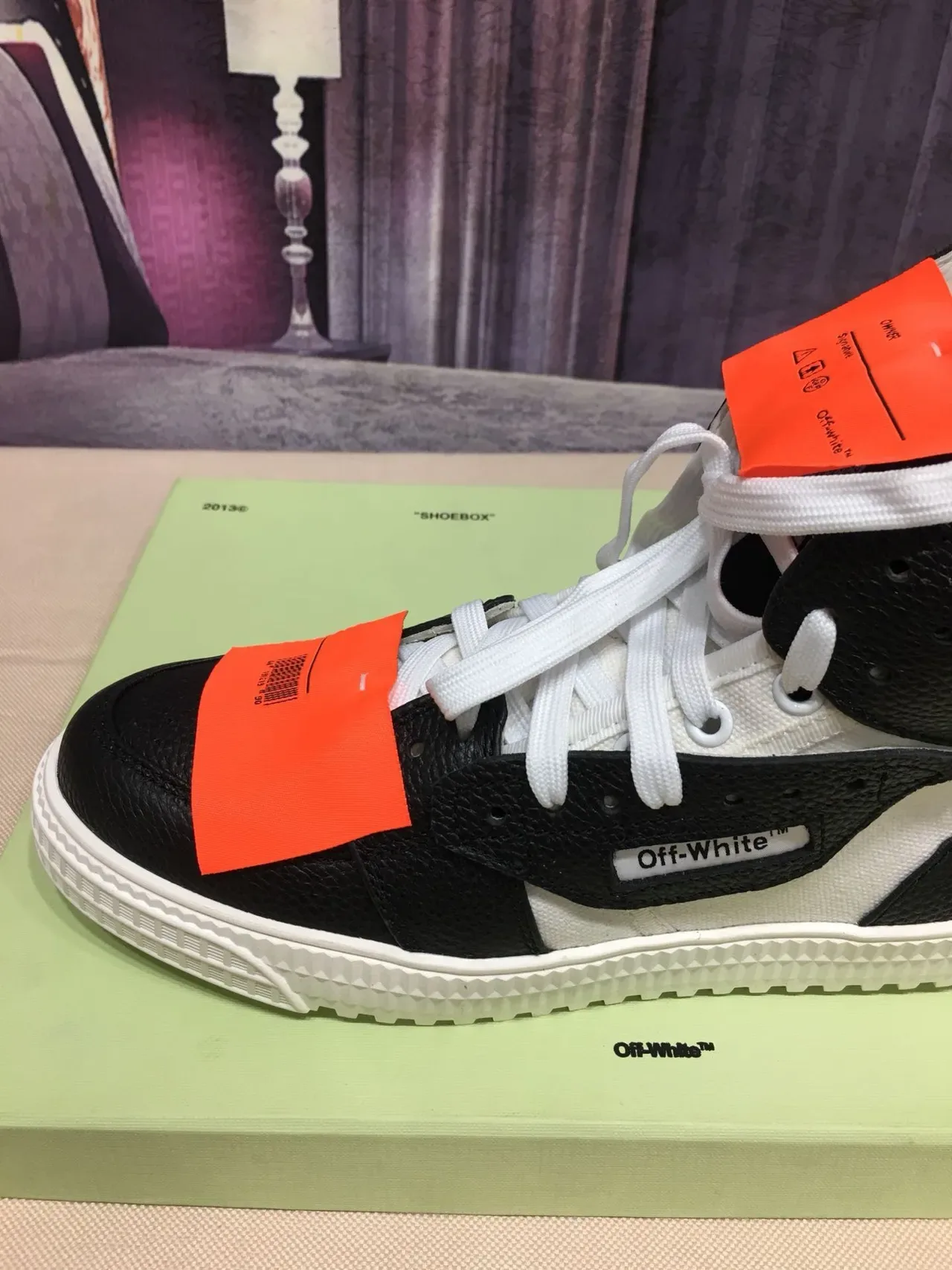 Off-White Chaussures Lifestyle Déconstruites Noires Hautes 5