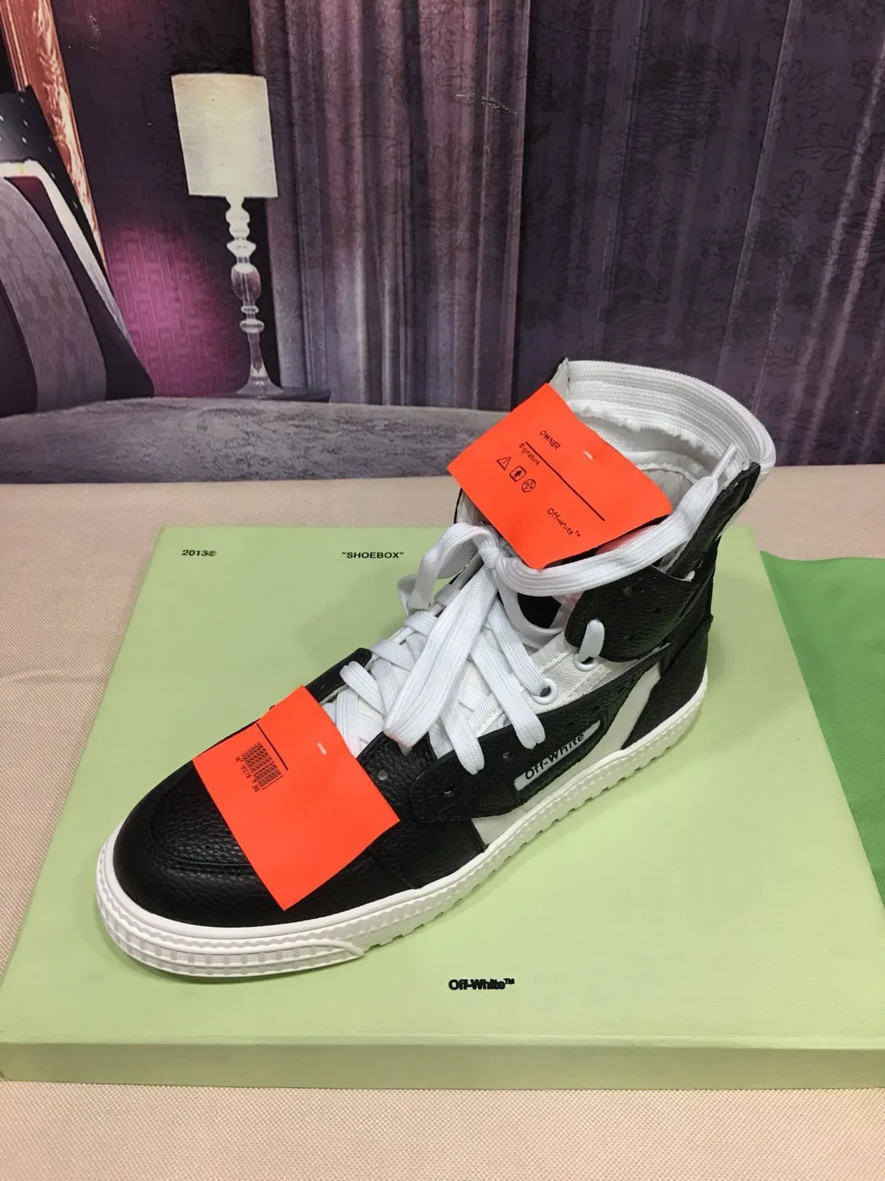 Off-White Chaussures Lifestyle Déconstruites Noires Hautes 7