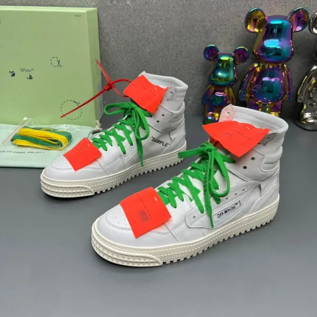 Off-White Tênis Lifestyle Verde High-Top Industrial Zip-Tie 2