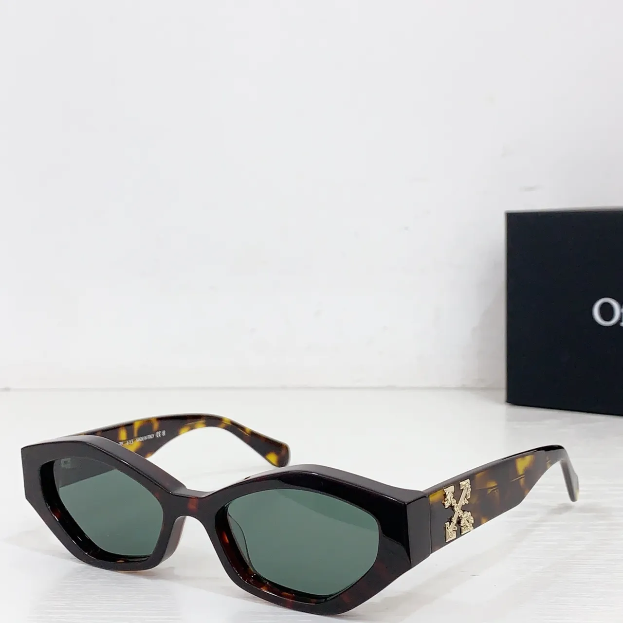 Off-White Industrial Angular Matte White Sunglasses 2