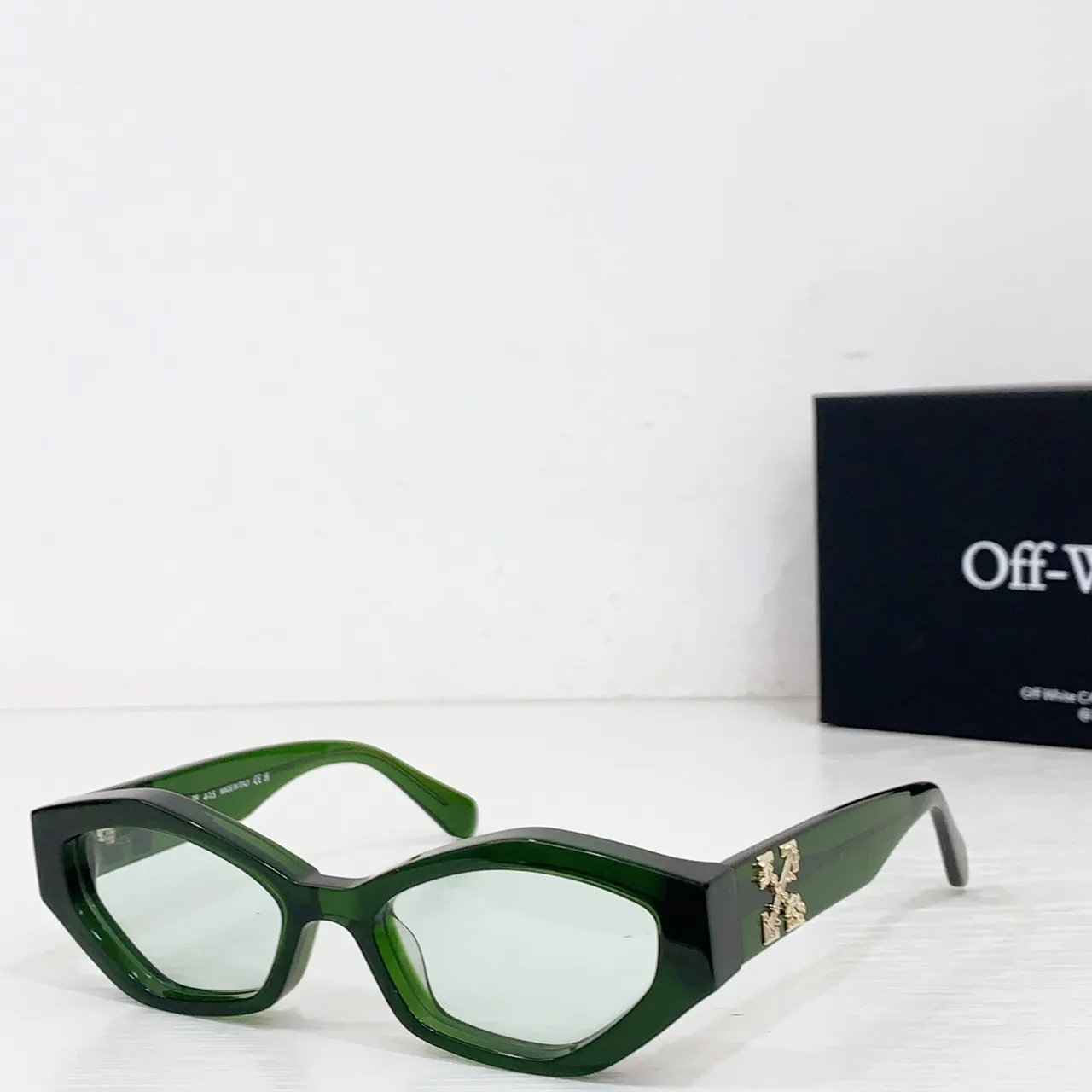 Off-White Industrial Angular Matte White Sunglasses 5