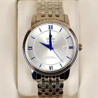 Omega De Ville Co-Axial Chronometer Silver Dial Mechanical Watch