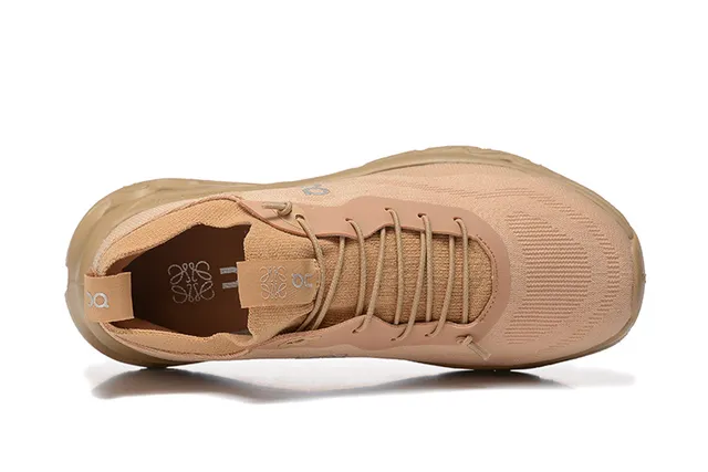 On Cloudmonster Beige zapatillas de correr 3