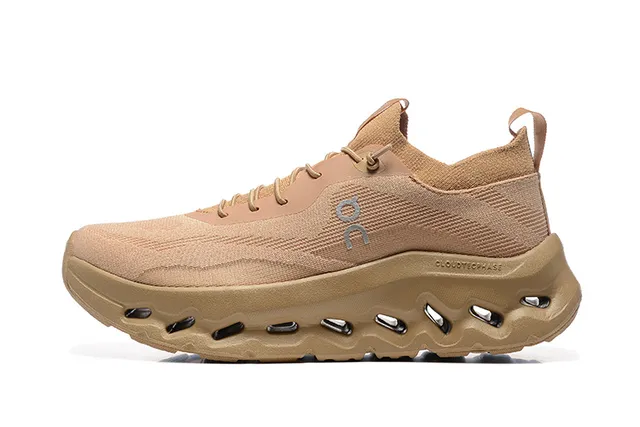 On Cloudmonster Beige zapatillas de correr 5