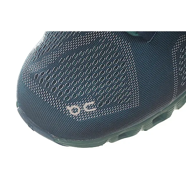 On Cloudmonster Navy and Teal Running Shoes 5