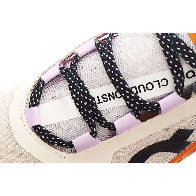On Cloudmonster Orange and Cream حذاء رياضي أسلوب حياة 3