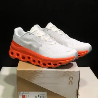 On Cloudmonster White Flame zapatillas de correr