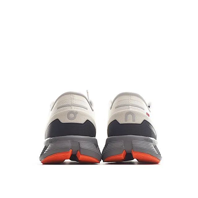 On White Gray Engineered Mesh Upper Open-Cell CloudTec Pod Sole Lifestyle Sneakers 5