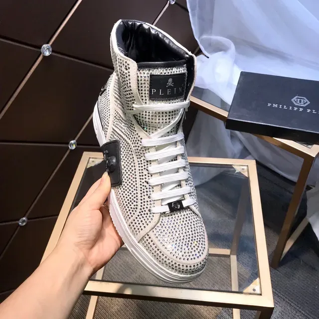 Philipp Plein Tênis Lifestyle Embellished com Cristais Perfurados de Topo Alto 2