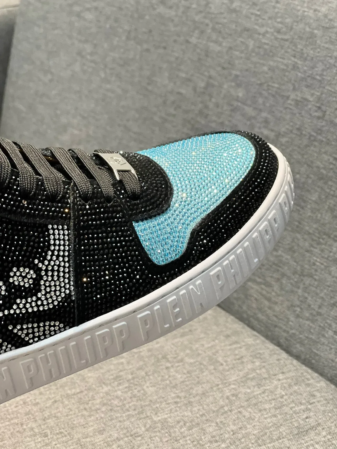 Philipp Plein Crystal Skull High-Top Sneaker 3