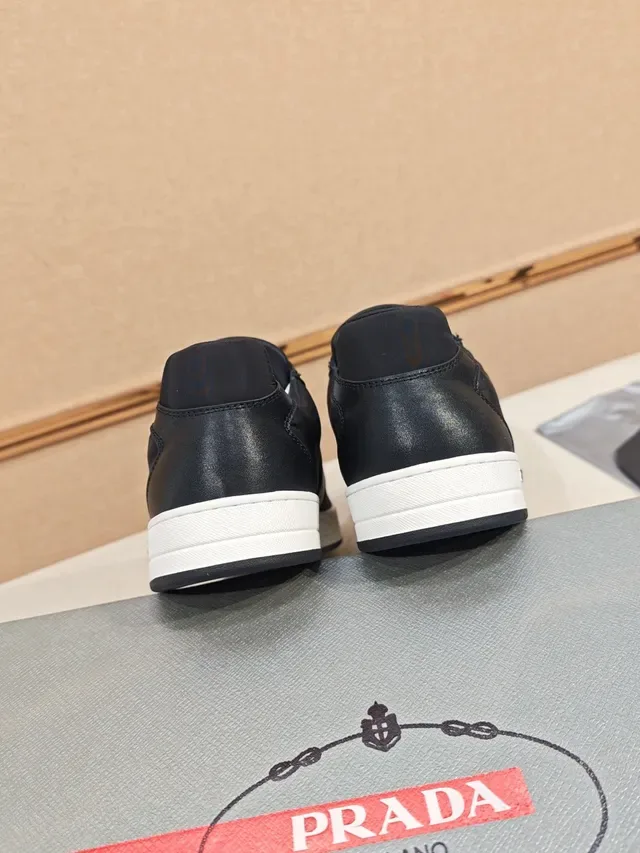 Prada Black and White Lifestyle Sneakers 3