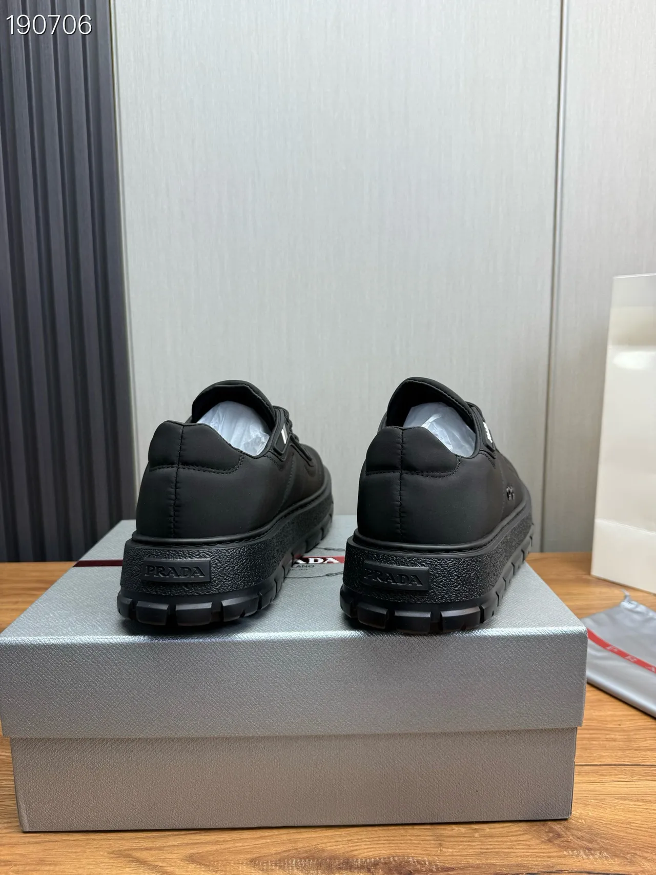 Prada Cloudbust Black Panelled Chunky Sneakers 6