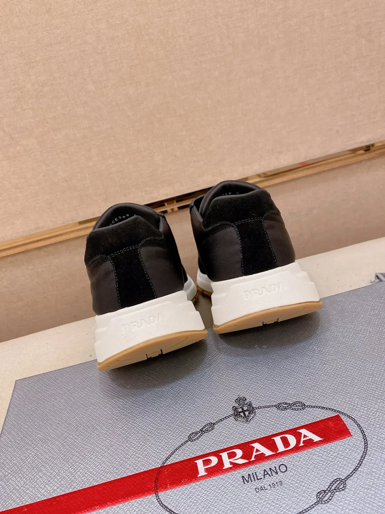 Prada Cloudbust Black Suede and Nylon Lifestyle Sneakers 3