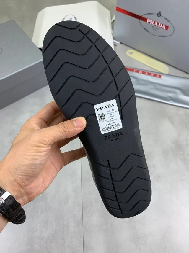 Prada Cloudbust Gray Mesh and Suede Lifestyle Sneakers 2