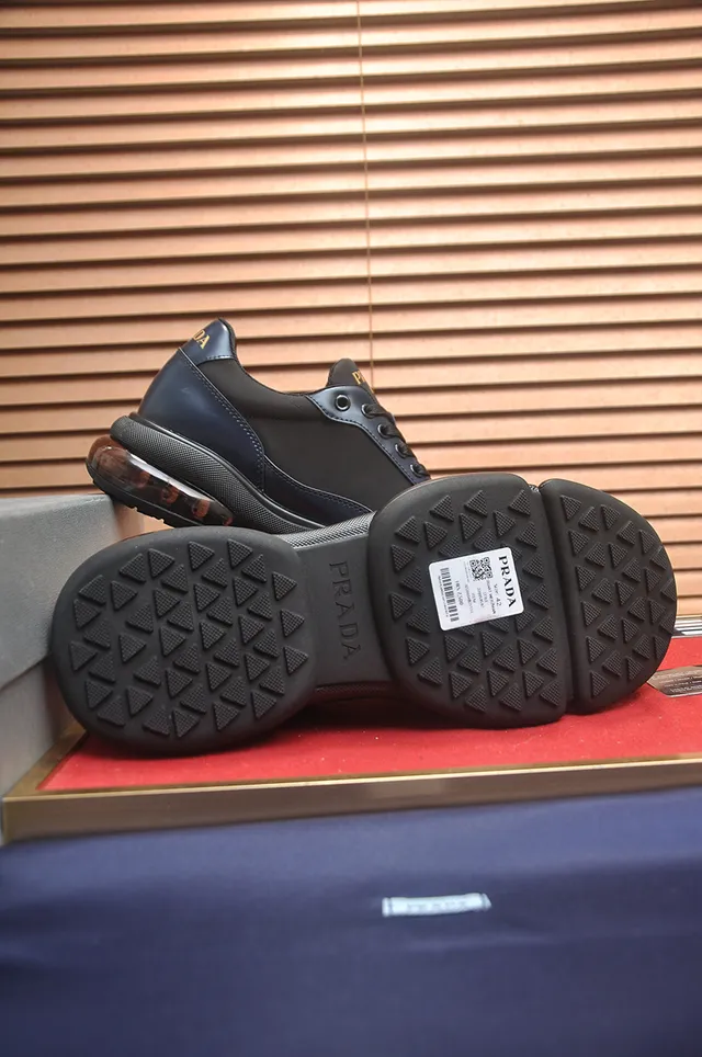 Prada Cloudbust Navy Black Chunky Sneakers 3