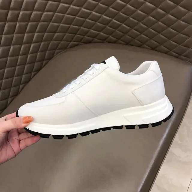 Prada Cloudbust White Black Low-Top Leather-Like Upper Lifestyle Sneakers 3