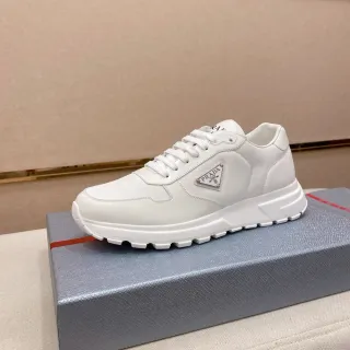 Prada Cloudbust Sneakers Lifestyle Blances en Cuir