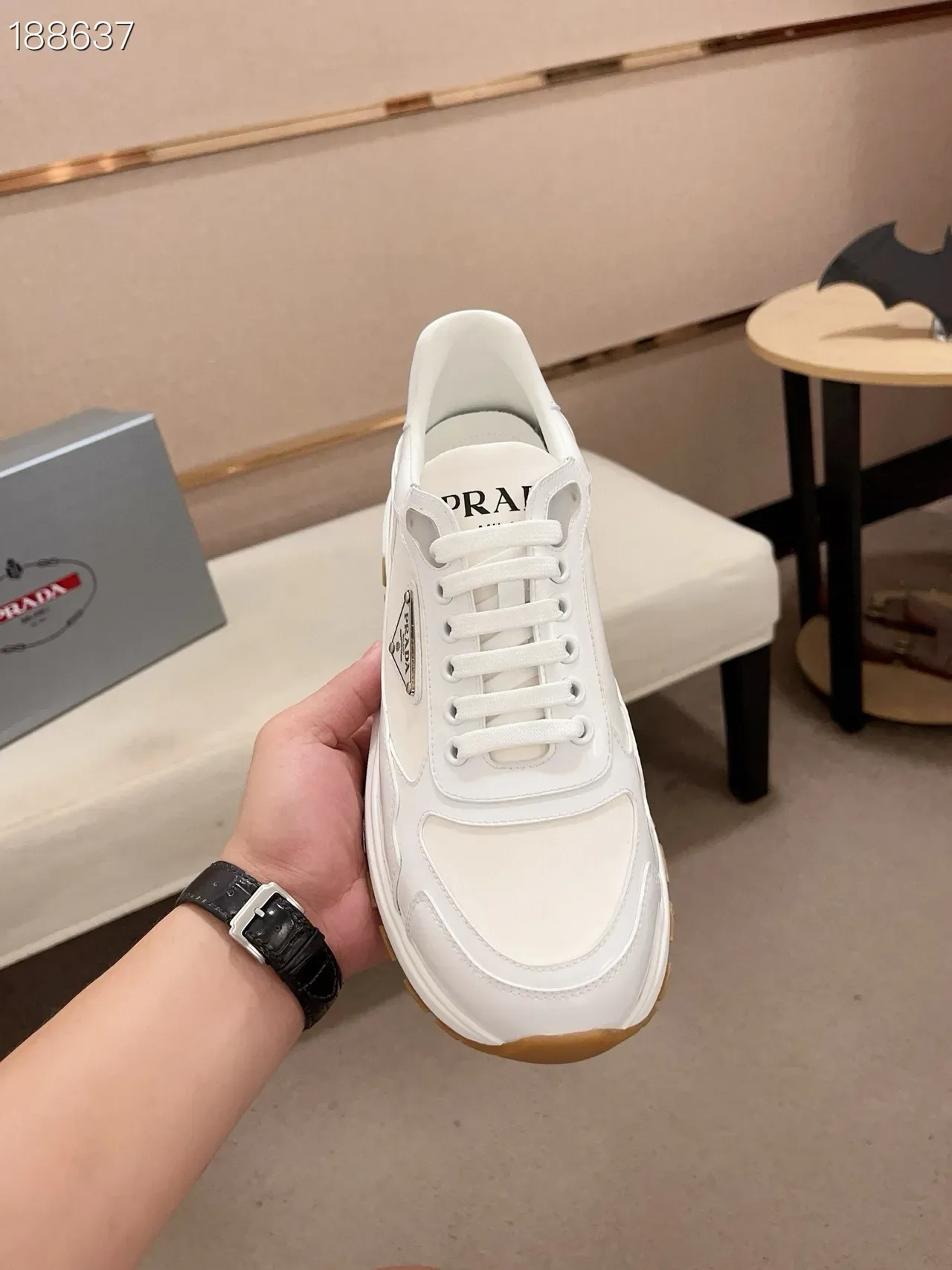 Prada Cloudbust White Lifestyle Sneakers 4