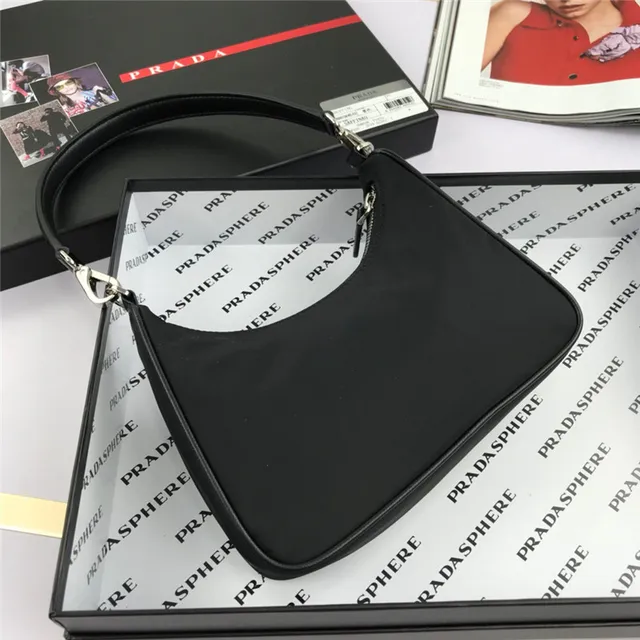 Prada Re-Edition 2005 Green Nylon Underarm Bag 7