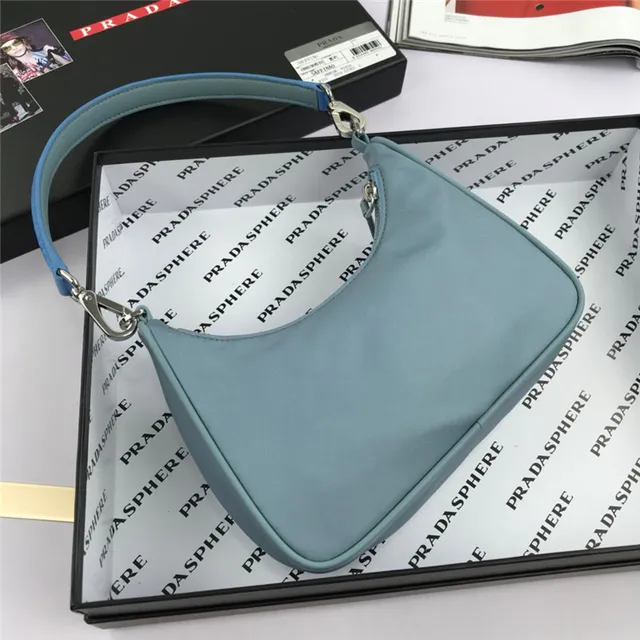 Prada Re-Edition 2005 Green Nylon Underarm Bag 15