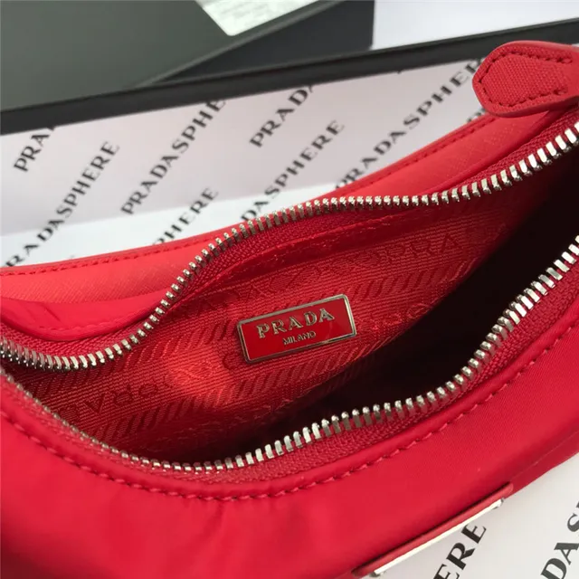 Prada Re-Edition 2005 Green Nylon Underarm Bag 18