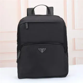Prada Re-Edition Black Structured Nylon Casual Backpack