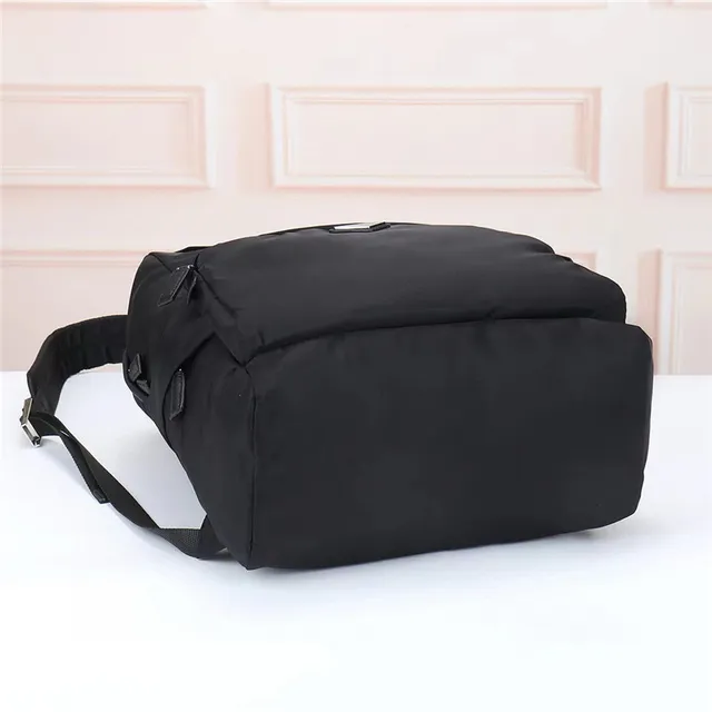 Prada Re-Edition Black Structured Nylon Casual Backpack 3
