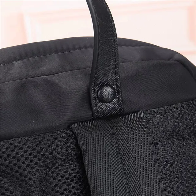 Prada Re-Edition Black Structured Nylon Casual Backpack 7