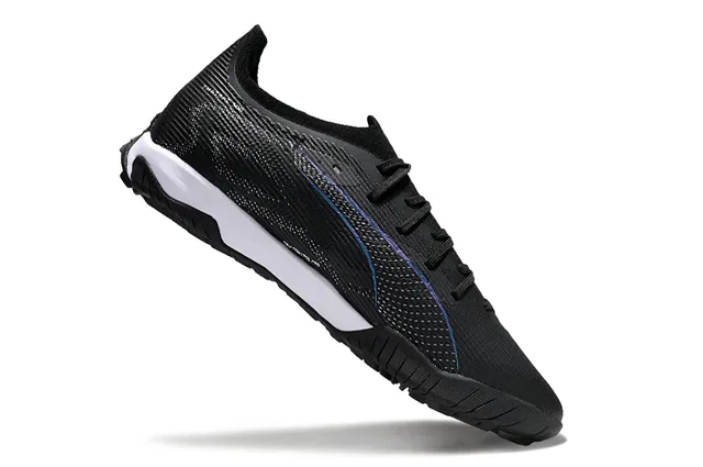 Puma Black White Low-Cut Synthetic Knit Upper Sneakers 2