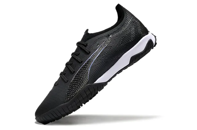 Puma Black White Low-Cut Synthetic Knit Upper Sneakers 3