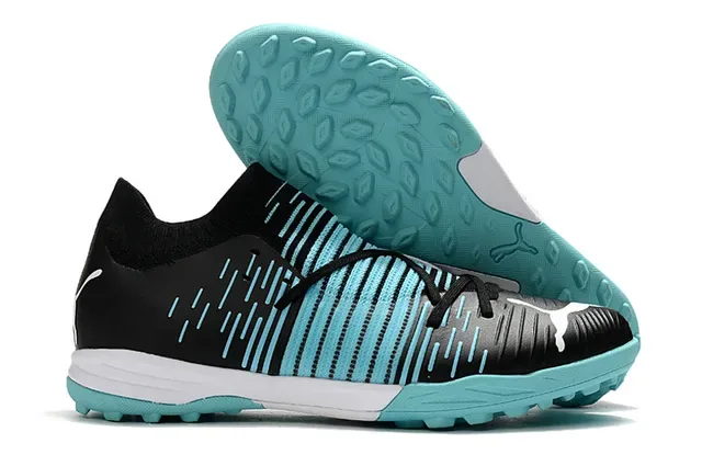 Puma Future Z bleu rose col de chaussette tricotée superpositions synthétiques texturées sneakers 6