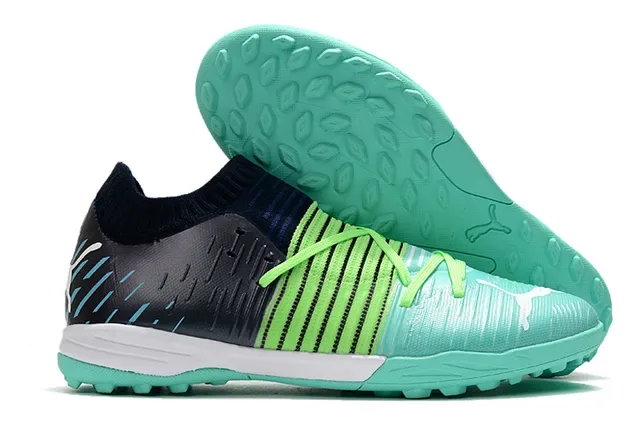 Puma Future Z bleu rose col de chaussette tricotée superpositions synthétiques texturées sneakers 7