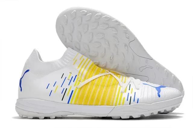Puma Future Z bleu rose col de chaussette tricotée superpositions synthétiques texturées sneakers 8