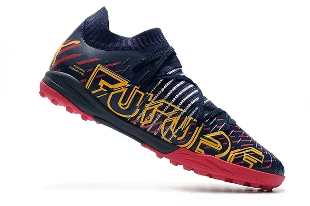 Puma Future Z bleu rose col de chaussette tricotée superpositions synthétiques texturées sneakers 24