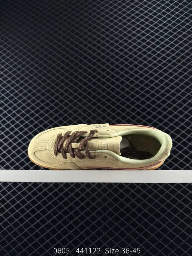 Puma Palermo Beige Green Pink sneakers lifestyle 5