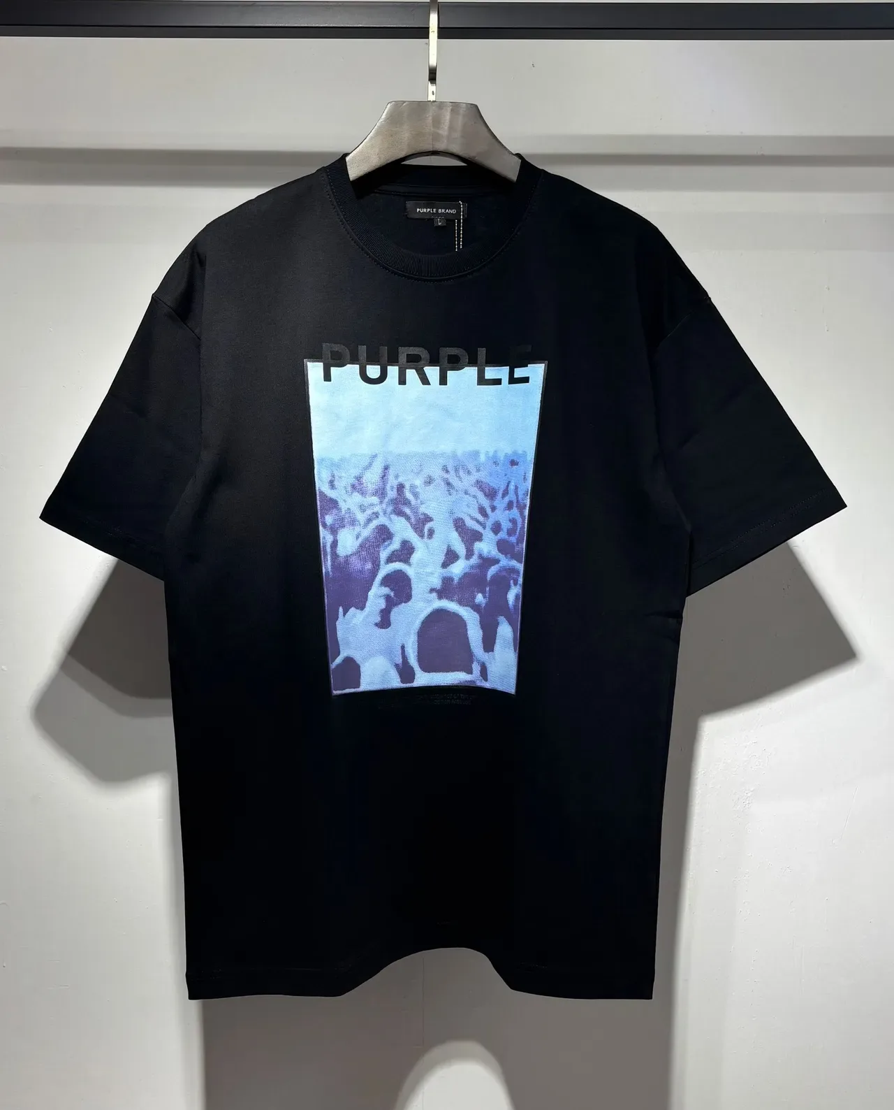 Purple Brand Graphic Print Oversized T-Shirt 5